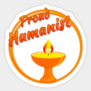 Proud Humanist Sticker